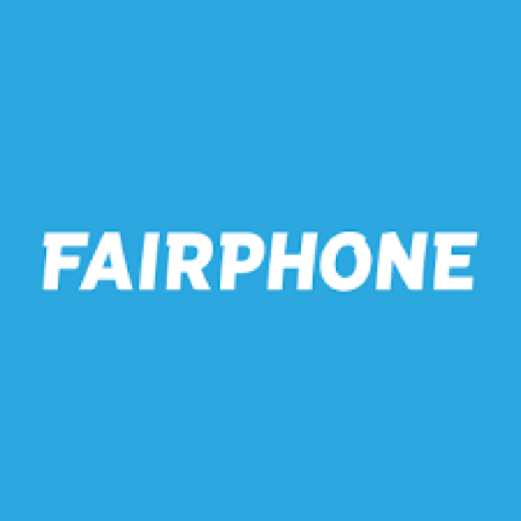 Fairphone logo collaboration vanPlestik