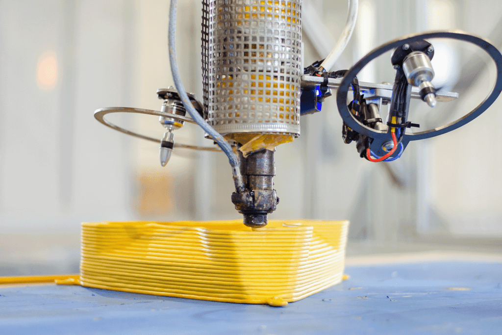 3D-printer met gerecycled plastic. Grootschalige interieur producten