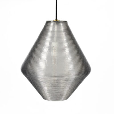 Sustainable pendant lamp Ion made from recycled plastic