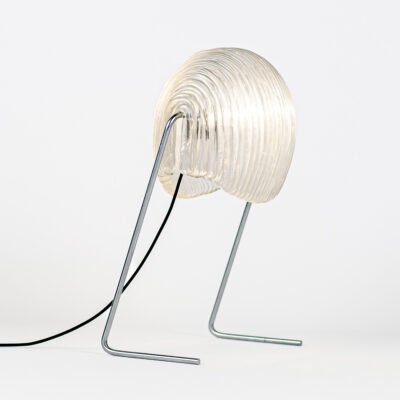 Poko sustainable lamp made from recycled plastic CD cases